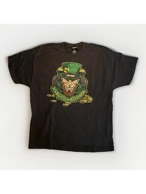 Harley Davidson Leprechaun T Shirt Mens XL Ocean State Warwick RI
